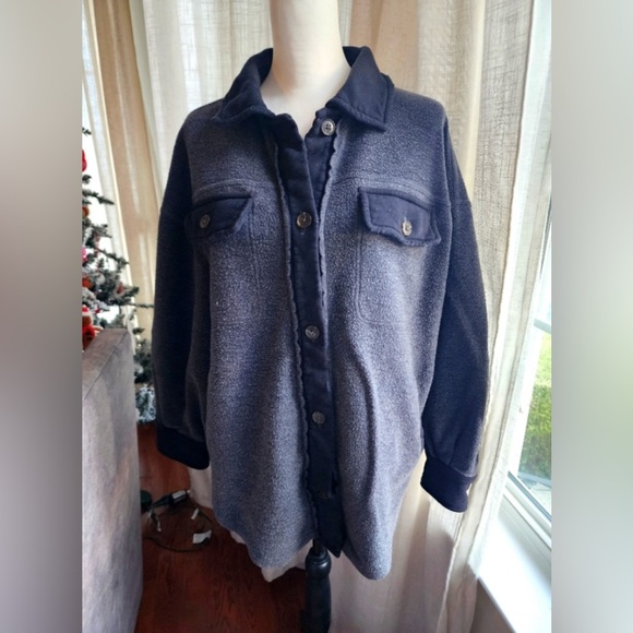 Free People Ruby Jacket in Washed Black, Size Small - Picture 3 of 7